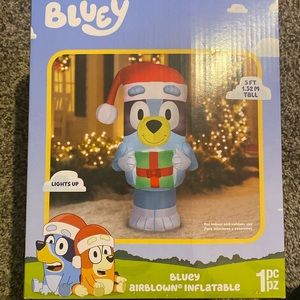 Bluey inflatable Christmas decoration